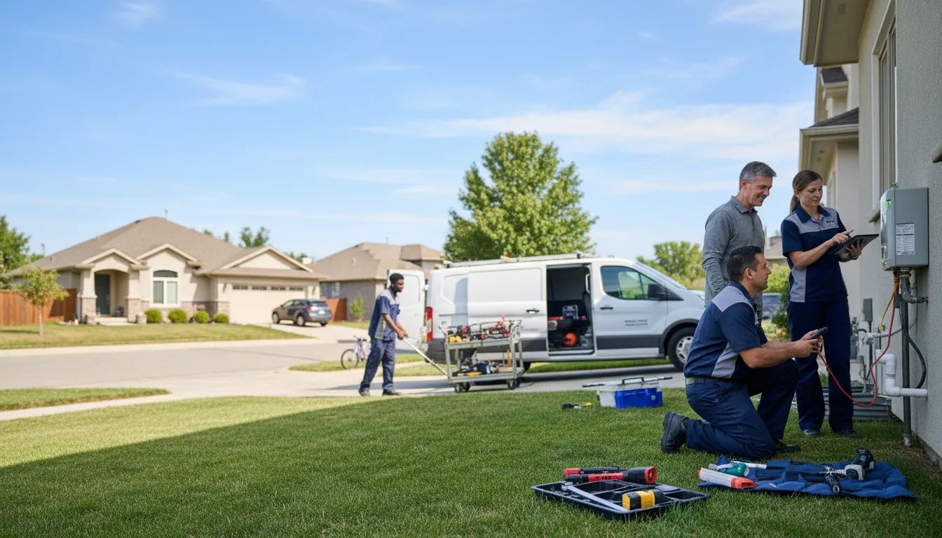 Tankless water heater service in Rushville, IL